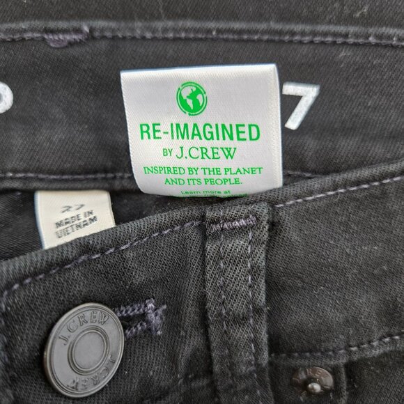 J. Crew Billie Demi Boot Cut Jeans in Black Size 27 - Picture 3 of 8